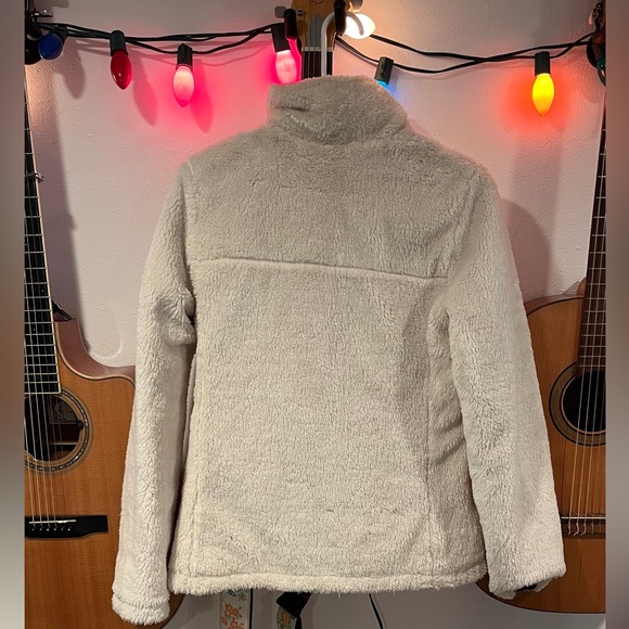 Reversible North Face Puffer - Navy and Cream - Picture 4 of 4